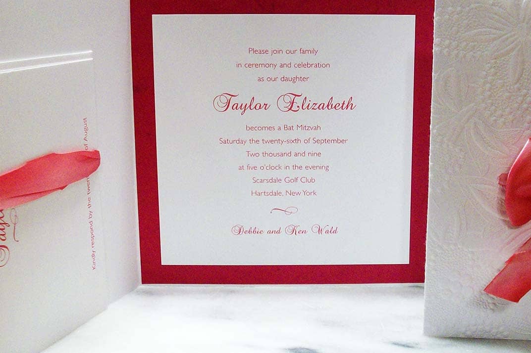 wedding invitation